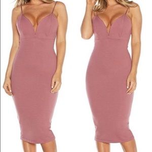Naked Wardrobe Mauve Dress